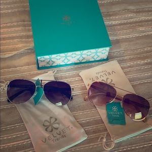 2 pair of Velvet Sunglasses